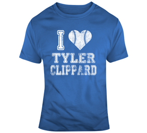 Tyler Clippard I Heart Toronto Baseball Fan T Shirt