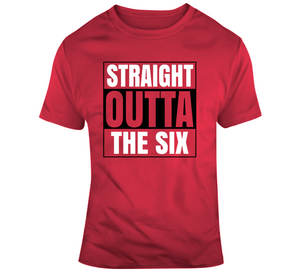 Straight Outta The Six Toronto Basketball Fan T Shirt