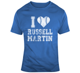 Russell Martin I Heart Toronto Baseball Fan T Shirt