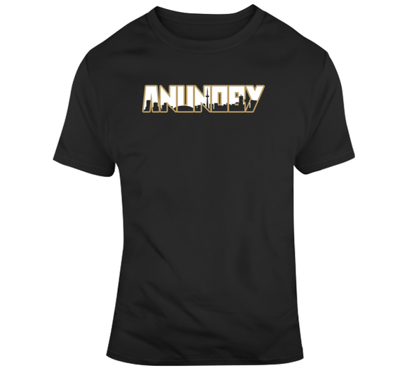 OG Anunoby The Six Skyline Toronto Basketball Fan T Shirt - theSixTshirts