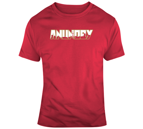 OG Anunoby The Six Toronto Basketball Fan T Shirt - theSixTshirts