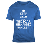 Teoscar Hernandez Keep Calm Toronto Baseball Fan T Shirt