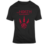 The North Remembers Distressed Toronto Basketball T Shirt