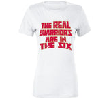 The Real Warriors Are In The Six Toronto Basketball Fan Distressed V3 T Shirt