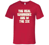 Real Warriors Are In The Six Toronto Basketball Fan Distressed V2 T Shirt