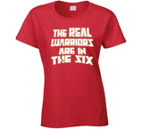 The Real Warriors Are In The Six Toronto Basketball Fan Distressed V2 T Shirt