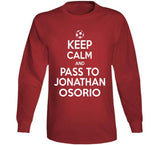 Jonathan Osorio Keep Calm Toronto Soccer Fan T Shirt - theSixTshirts