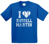Russell Martin I Heart Toronto Baseball Fan T Shirt