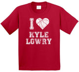 Kyle Lowry I Heart Toronto Basketball Fan T Shirt - theSixTshirts
