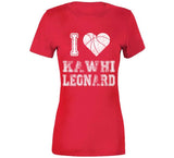 Kawhi Leonard I Heart Toronto Basketball Fan T Shirt - theSixTshirts