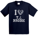 T.J. Brodie I Heart Toronto Hockey Fan T Shirt