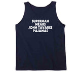 John Tavares Superman Pajamas Toronto Hockey Fan V2 T Shirt