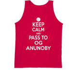 OG Anunoby Keep Calm Pass Toronto Basketball Fan T Shirt - theSixTshirts