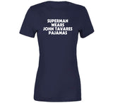 John Tavares Superman Pajamas Toronto Hockey Fan V2 T Shirt