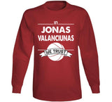 Jonas Valanciunas We Trust Toronto Basketball Fan T Shirt - theSixTshirts
