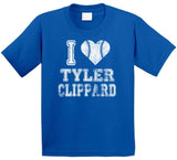 Tyler Clippard I Heart Toronto Baseball Fan T Shirt
