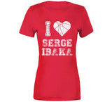 Serge Ibaka I Heart Toronto Basketball Fan T Shirt