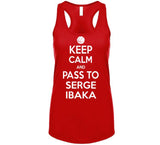 Serge Ibaka Keep Calm Pass Toronto Basketball Fan T Shirt