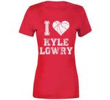Kyle Lowry I Heart Toronto Basketball Fan T Shirt - theSixTshirts