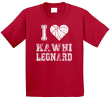 Kawhi Leonard I Heart Toronto Basketball Fan T Shirt - theSixTshirts