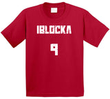 Serge Ibaka Iblocka 9 Distressed Toronto Basketball Fan T Shirt
