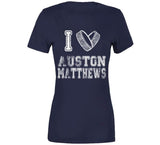 Auston Matthews I Heart Toronto Hockey Fan T Shirt - theSixTshirts