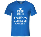 Lourdes Gurriel Jr Keep Calm Toronto Baseball Fan T Shirt - theSixTshirts