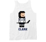 Wendel Clark 8 Bit Retro Toronto Hockey Fan T Shirt