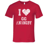 OG Anunoby I Heart Toronto Basketball Fan T Shirt - theSixTshirts