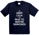 Wayne Simmonds Keep Calm Pass To Toronto Hockey Fan T Shirt