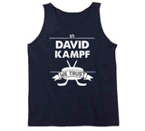 David Kampf We Trust Toronto Hockey Fan T Shirt