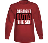 Straight Outta The Six Toronto Basketball Fan T Shirt