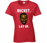 Kawhi Leonard Bucket Layup Laugh Toronto Basketball Fan T Shirt