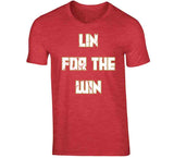 Jeremy Lin For The Win Distressed Toronto Basketball Fan T Shirt - theSixTshirts