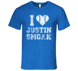Justin Smoak I Heart Toronto Baseball Fan T Shirt - theSixTshirts