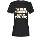 The Real Warriors Are In The Six Toronto Basketball Fan Distressed T Shirt