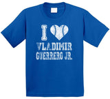 Vladimir Guerrero Jr I Heart Toronto Baseball Fan T Shirt