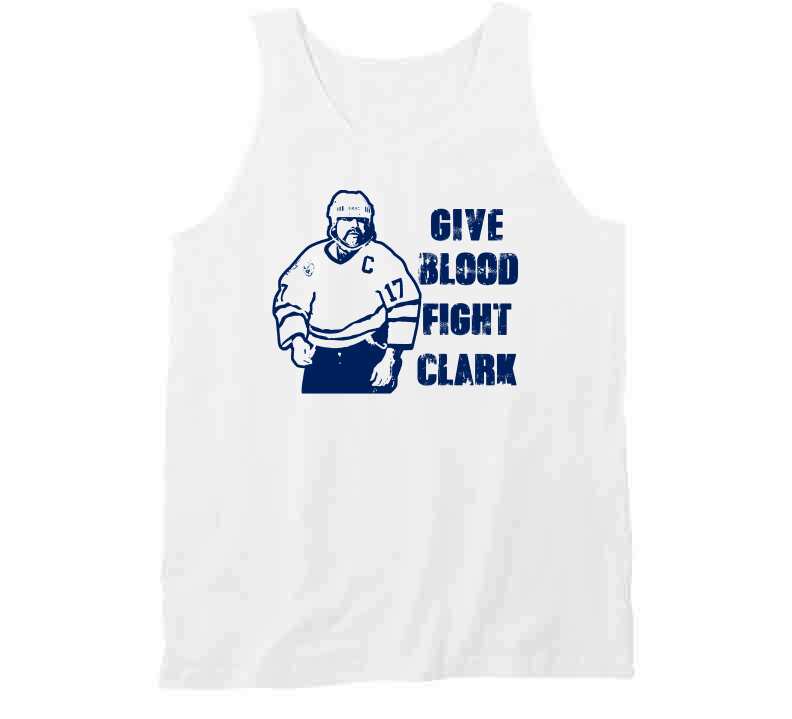 Wendel Clark Give Blood Toronto Hockey Fan T Shirt – theSixTshirts
