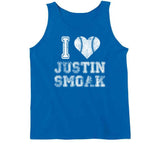 Justin Smoak I Heart Toronto Baseball Fan T Shirt - theSixTshirts