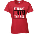 Straight Outta The Six Toronto Basketball Fan T Shirt