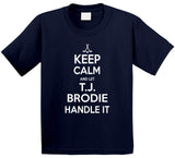 T.J. Brodie Keep Calm Toronto Hockey Fan T Shirt
