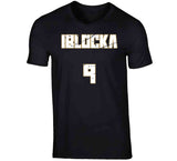 Serge Ibaka Iblocka 9 Distressed Toronto Basketball T Shirt