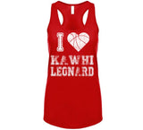 Kawhi Leonard I Heart Toronto Basketball Fan T Shirt - theSixTshirts