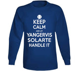 Yangervis Solarte Keep Calm Toronto Baseball Fan T Shirt