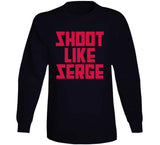 Serge Ibaka Shoot Like Serge Toronto Basketball Fan T Shirt