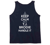 T.J. Brodie Keep Calm Toronto Hockey Fan T Shirt