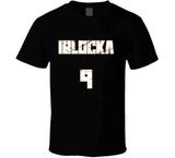 Serge Ibaka Iblocka 9 Distressed Toronto Basketball T Shirt