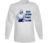 Wendel Clark Give Blood Toronto Hockey Fan T Shirt
