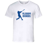 Vladimir Guerrero Jr Vlad Bombs Swing Toronto Baseball Fan T Shirt