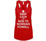 Norman Powell Keep Calm Pass Toronto Basketball Fan T Shirt - theSixTshirts